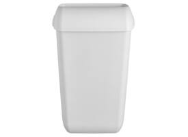 Afvalbak Quartzline open inworp 43 liter wit 441404