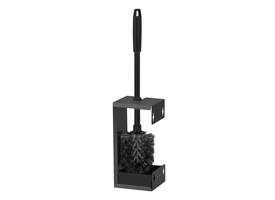 Toiletborstelset Quartzline rvs zwart 448951