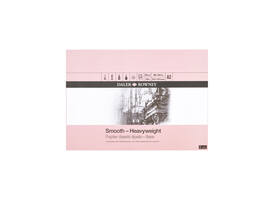 Tekenpapier Daler-Rowney Smooth Heavyweight 220gr A2 natuurlijk wit