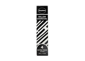 Houtskool Coates 12-14mm doos à 4 stuks