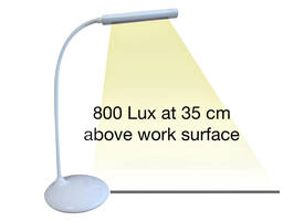 Bureaulamp Unilux Nelly led wit