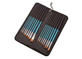 Kwasten set Conda synthetisch 16 stuks in etui