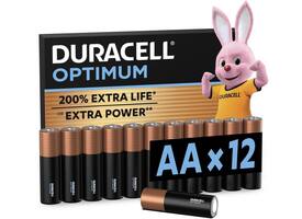 Batterij Duracell Optimum 12x AA