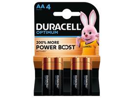 Batterij Duracell Optimum 4x AA