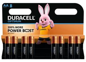 Batterij Duracell Optimum 8x AA