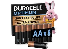 Batterij Duracell Optimum 8x AA