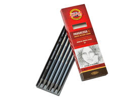Grafietstift  Koh-I-Noor progresso 8915 HB 8B + aqua