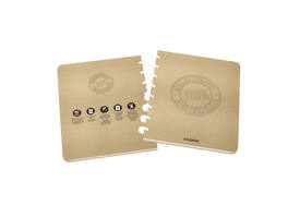 Schrift Adoc BIO A5 ruit 5x5mm 144 pagina's 90gr kraft