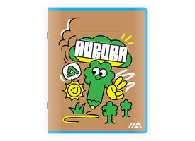 Schrift Aurora A5 ruit 5x5mm 200 pagina's 45gr