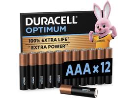 Batterij Duracell Optimum 12x AAA