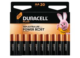 Batterij Duracell Plus power boost 20x AA