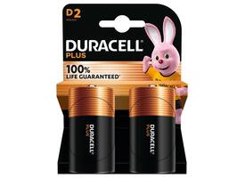 Batterij Duracell Plus 2x D