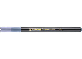 Brushpen edding 1340 zilvergrijs
