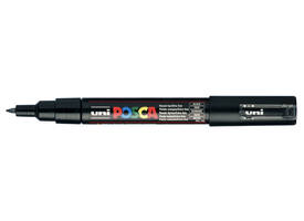 Paintmarker Uni POSCA PC1MC extra fijn zwart