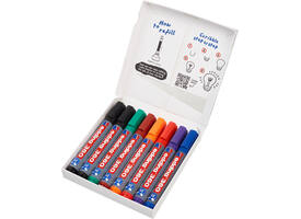 Whiteboardmarker edding 360 rond 1.5-3mm assorti 8 stuks