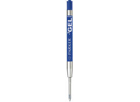 Gelschrijvervulling Parker Quink medium blauw blister à 2 stuks