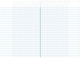 Puntenboek leraren Clairefontaine A4 72 pagina's 110gr meertalig assorti