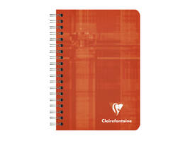 Notitieboek Clairefontaine A7+ 95x140 ruit 5x5 100blz 90gr assorti