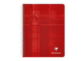 Schrift Clairefontaine A5+ ruit 5x5mm 120 pagina's 90gr assorti
