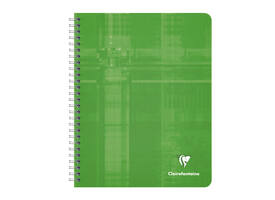 Schrift Clairefontaine A5+ ruit 5x5mm 120 pagina's 90gr assorti