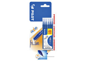 Rollerpenvulling Pilot friXion medium blauw 6 stuks