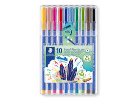 Kleurstift Staedtler 323 Triplus color à 10 stuks assorti