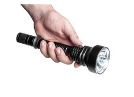 Zaklamp MAUL Helios LED 23cm accu lichtbereik 300m 10W