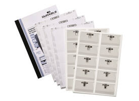 Badge Durable met combiklem 54x90mm set à 20 stuks