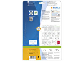 Etiket HERMA 5075 A4 99.1x33.8 mm premium wit 400 stuks