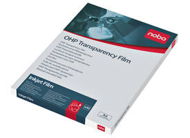 Overheadprojector transparanten Nobo voor inkjetprinters 50 stuks