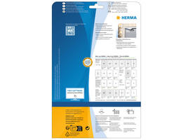 Etiket HERMA 4866 210x297mm A4 weerbestendig wit 10 stuks