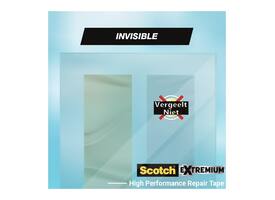 Plakband Scotch Extremium invisible 48mmx25m transparant