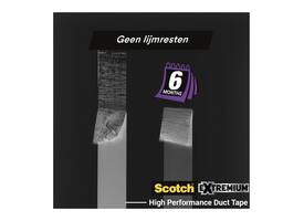 Duct tape Scotch Extremium no residue 18.2mx48mm grijs