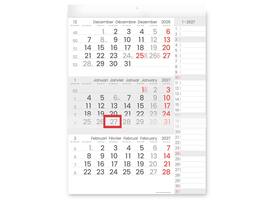 3-Maandkalender 2027 INNI Manager compact-formaat notes
