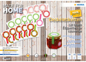 Etiket HERMA 15446 keuken new look rood