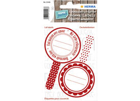 Etiket HERMA 15446 keuken new look rood