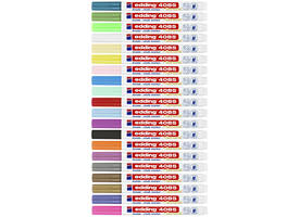 Krijtstift edding 4085 by Securit rond 1-2mm wit