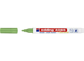 Krijtstift edding 4085 by Securit rond 1-2mm metallic groen