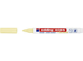 Krijtstift edding 4085 by Securit rond 1-2mm pastel geel