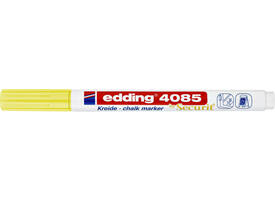 Krijtstift edding 4085 by Securit rond 1-2mm neon geel