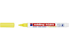 Krijtstift edding 4085 by Securit rond 1-2mm neon geel