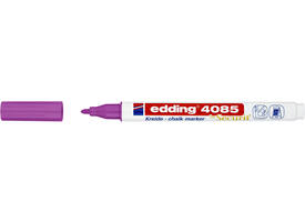 Krijtstift edding 4085 by Securit rond 1-2mm framboos