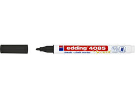Krijtstift edding 4085 by Securit rond 1-2mm zwart