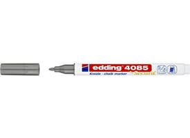Krijtstift edding 4085 by Securit rond 1-2mm zilver