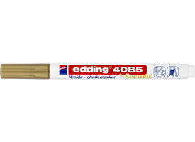 Krijtstift edding 4085 by Securit rond 1-2mm goud