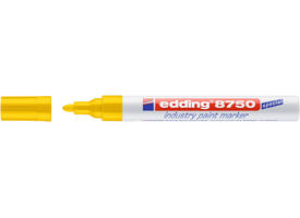 Paintmarker edding 8750 industrie 2-4mm geel