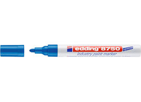 Paintmarker edding 8750 industrie 2-4mm blauw