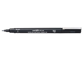 Fineliner Uni-ball Pin brush fijn zwart