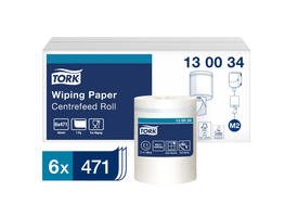 Poetspapier Tork M2 Premium 1-laags 165m wit 130034
