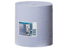 Poetspapier Tork M2 Advanced 1-laags 320m blauw 128208